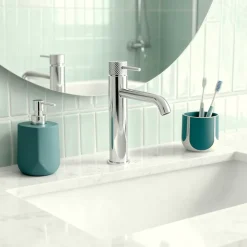 Mitigeur de lavabo XL H.25,6 cm, chrome, GoodHome Owens