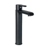 Mitigeur de lavabo/vasque H.26,3 cm, noir mat, Kramer King