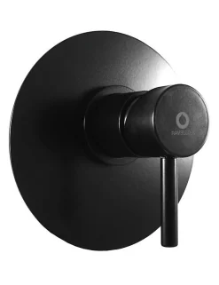 Mitigeur douche encastrable SEINA en laiton noir 15 cm