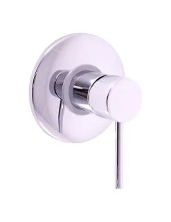 Mitigeur douche encastrable SEINA en laiton noir 15 cm
