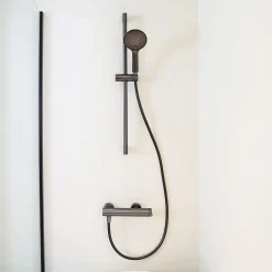 Mitigeur douche mécanique gun métal Essebagno Luisa