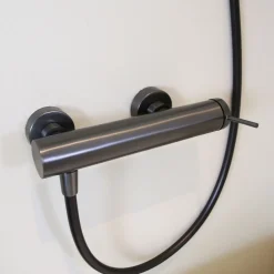 Mitigeur douche mécanique gun métal Essebagno Luisa