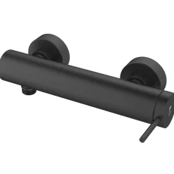 Mitigeur douche mécanique noir Essebagno Luisa