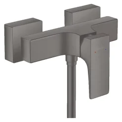 Mitigeur douche mécanique HANSGROHE Metropol noir chromé brossé