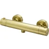 Mitigeur douche thermostatique Or brossé Essebagno Luisa