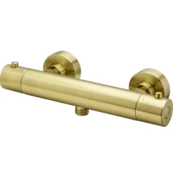 Mitigeur douche thermostatique Or brossé Essebagno Luisa