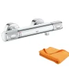 Mitigeur douche thermostatique GROHE Quickfix Precision Feel + microfibre