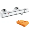 Mitigeur douche thermostatique GROHE Quickfix Precision Trend + microfibre