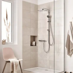 Mitigeur douche thermostatique GROHE Quickfix Precision Trend + microfibre