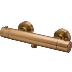 Mitigeur douche thermostatique cuivre brossé Essebagno Luisa