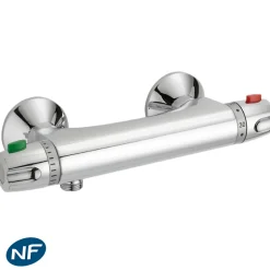 Mitigeur douche thermostatique chromé Essebagno Glam