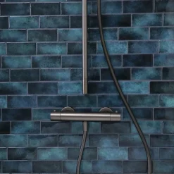 Mitigeur douche thermostatique gun métal Essebagno Luisa