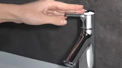 Mitigeur lavabo avec tirette et vidage Hansgrohe Talis S ComfortZone 100 surface chromé