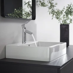 Mitigeur lavabo avec tirette et vidage Hansgrohe Talis S ComfortZone 100 surface chromé