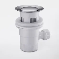 Mitigeur lavabo avec vidage et flexibles Femelle 12/17 en laiton chromé Arborg