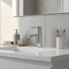Mitigeur lavabo effet chrome taille M, GoodHome Owens