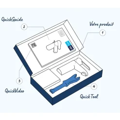 Mitigeur lavabo GROHE Quickfix Start 2021 avec tirette et vidage chromé taille S