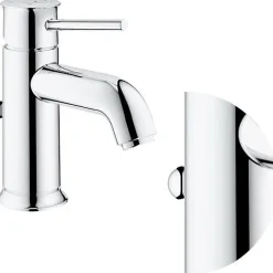 Mitigeur lavabo GROHE Start Classic - Tirette de vidage - Économie d'eau - Garantie 5 ans