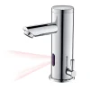 Mitigeur lavabo Infrarouge Auralum max robinet lavabo capteur automatique, Robinet de Salle de Bain en Laiton Chromé