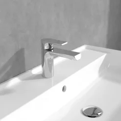 Mitigeur lavabo VILLEROY ET BOCH Liberty S avec tirette Chrome