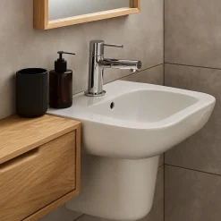 Mitigeur lave mains chrome eau chaude et froide Essebagno Picolo
