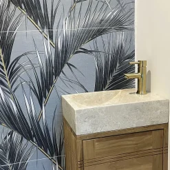 Mitigeur lave mains or brossé Essebagno Luisa