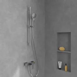 Mitigeur mécanique douche VILLEROY ET BOCH Architectura Square Chrome