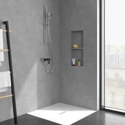 Mitigeur mécanique douche VILLEROY ET BOCH Architectura Square Chrome