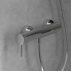 Mitigeur mécanique douche VILLEROY ET BOCH Dawn Chrome + Ensemble de douche VILLEROY ET BOCH Verve Showers 3 jets