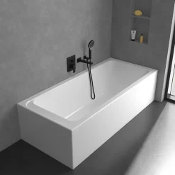 Mitigeur mécanique encastré avec inverseur VILLEROY ET BOCH Architectura Square Noir mat
