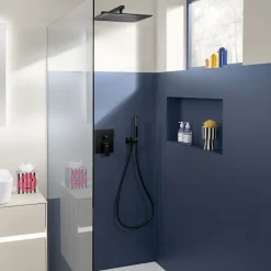 Mitigeur mécanique encastré avec inverseur VILLEROY ET BOCH Architectura Square Noir mat