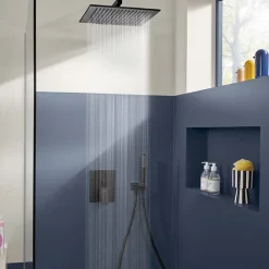 Mitigeur mécanique encastré avec inverseur VILLEROY ET BOCH Architectura Square Noir mat