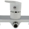 Mitigeur Mural Elegant Monocommande Blanc/chrome Salle De Bains Douche
