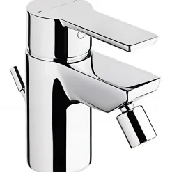 Mitigeur pour bidet SANINDUSA Master 40 chromé mode éco par limiteur de débit livré avec vidage