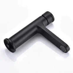 Mitigeur pour lavabo et vasque BERNSTEIN 8211 - Noir mat