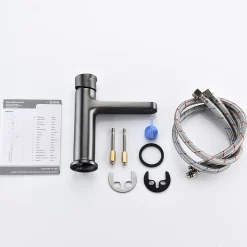 Mitigeur pour lavabo et vasque BERNSTEIN 8211 - Noir mat