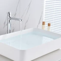 Mitigeur surélevé pour lavabo et vasque BERNSTEIN 8212 - Chrome