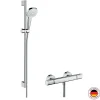 Mitigeur thermostatique avec ensemble douche Hansgrohe Croma Select E