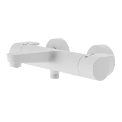 Mitigeur thermostatique bain/douche blanc GoodHome Cavally