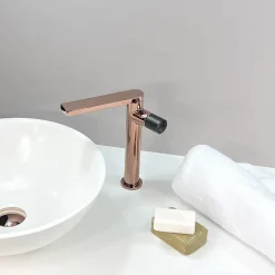 Mitigeur vasque Or rose - Syrma