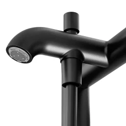 Mélangeur bain/douche + douchette et flexible, noir mat, GoodHome Owens
