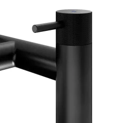 Mélangeur bain/douche + douchette et flexible, noir mat, GoodHome Owens