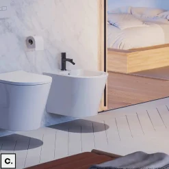 Mélangeur de bidet - CONTOUR - Or Brossé