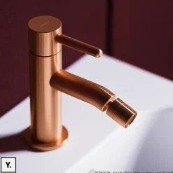Mélangeur de bidet - Cuivre Brossé - Y
