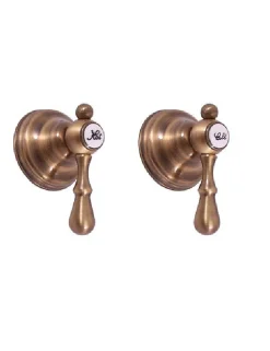 Mélangeur de douche encastrable rétro MORAVA laiton bronze