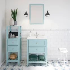 Mélangeur de lavabo en laiton chromé GoodHome Etel