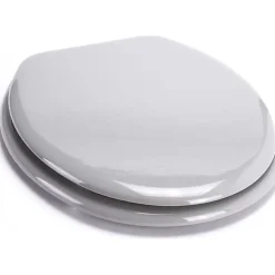 MSV Abattant Wc MDF Gris Argent