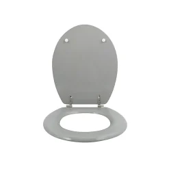 MSV Abattant Wc MDF Gris Argent