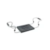 MSV Grand siège de baignoire extensible 5070cm Gris Max 120kg
