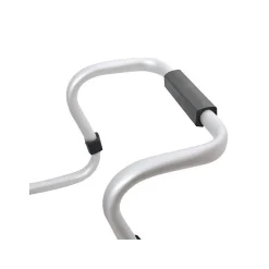 MSV Grand siège de baignoire extensible 5070cm Gris Max 120kg